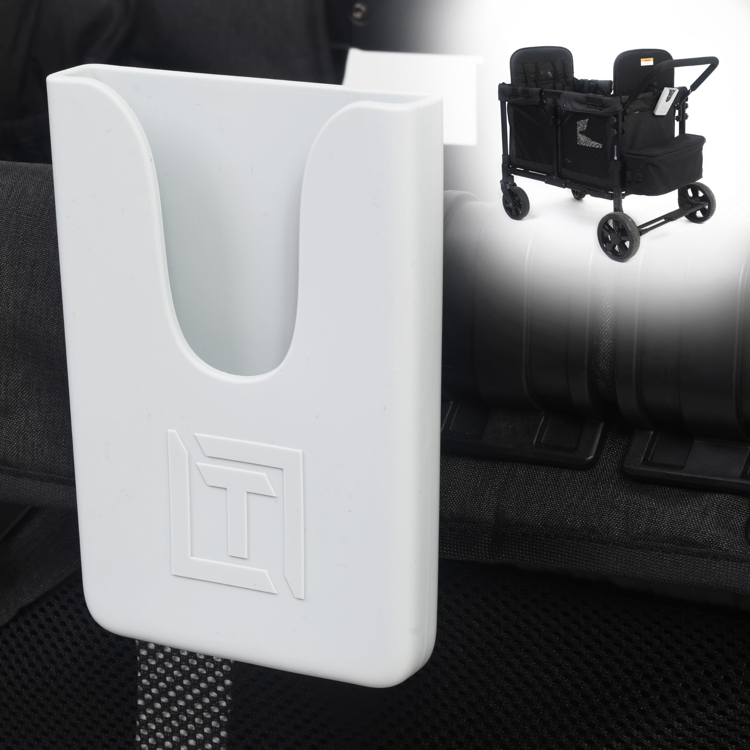 Tributary Brands- Phone Holder Compatible with Wonderfold Wagon - Silicone Phone Holder Attachment Designed for Wonderfold Wagon W2 and W4 Accessories