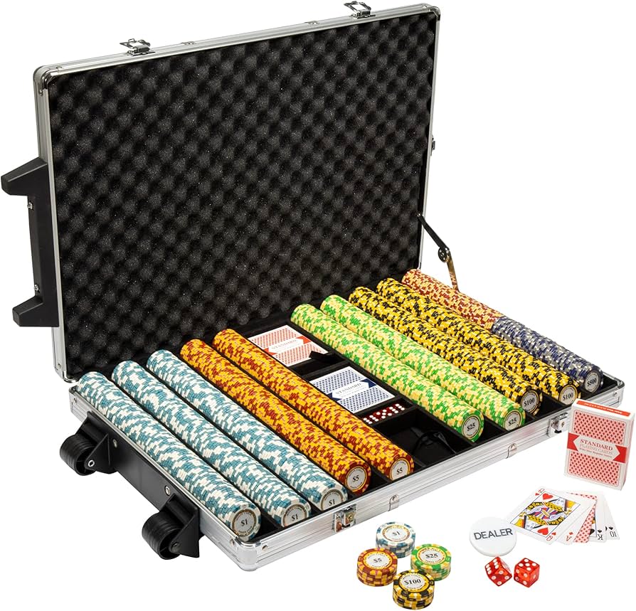 モンテカルロ ポーカーセット アルミケース付き Amazon | Monte Carlo ポーカーチップセット アルミキャリー