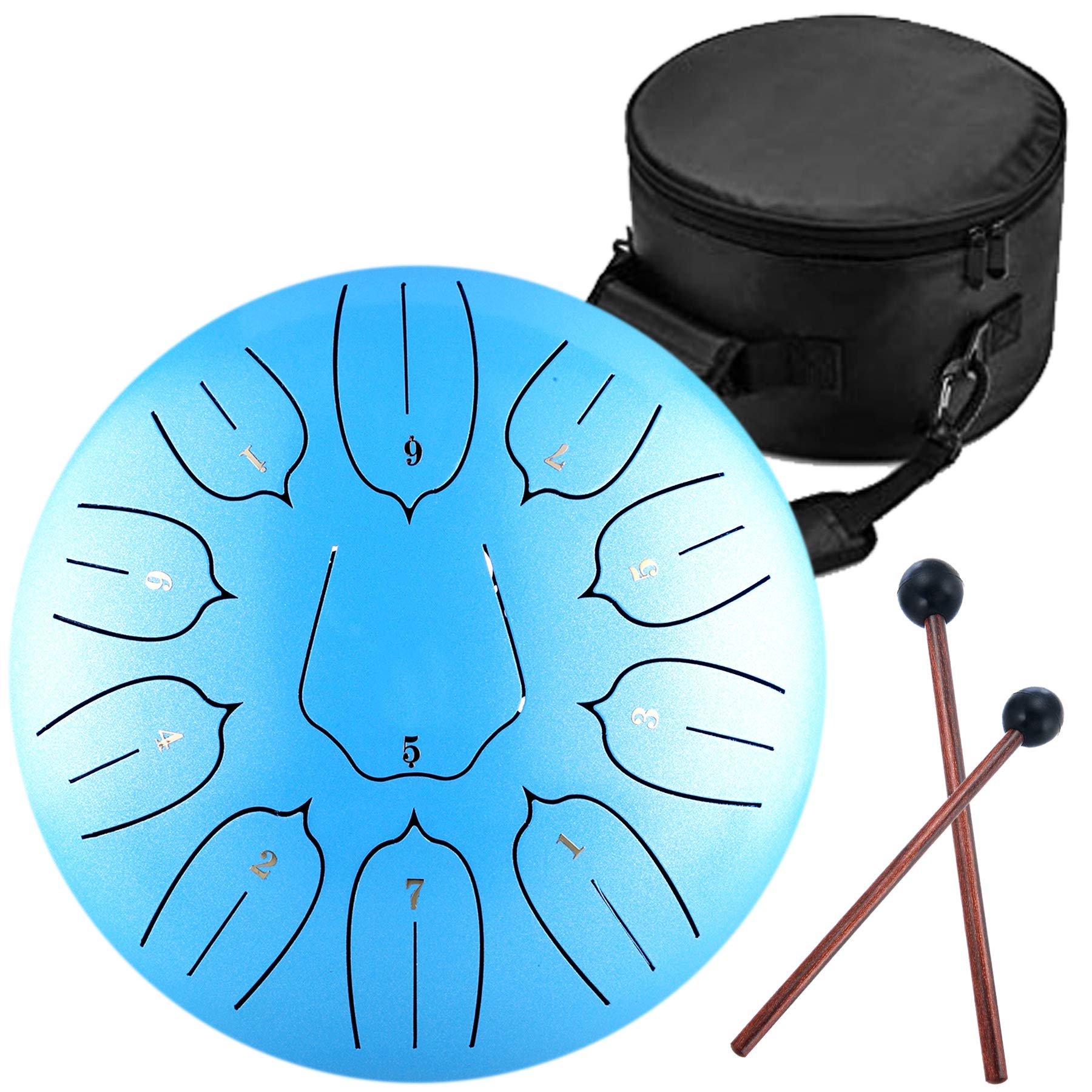 Buy Lomuty 12 Inches 30 CM Steel Tongue Drum11 Notes C Major Tuned