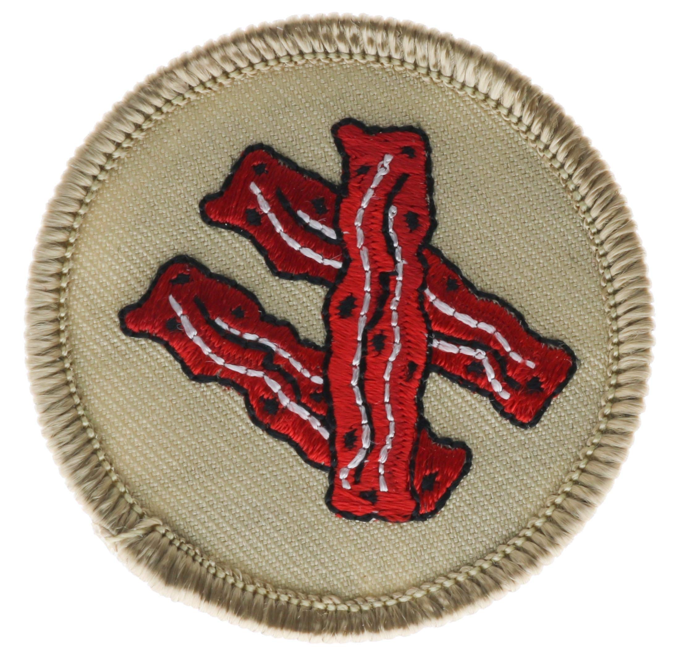 Bacon Patrol Official BSA Patch Embroidered 2" AVAQ-0079 F2D29J