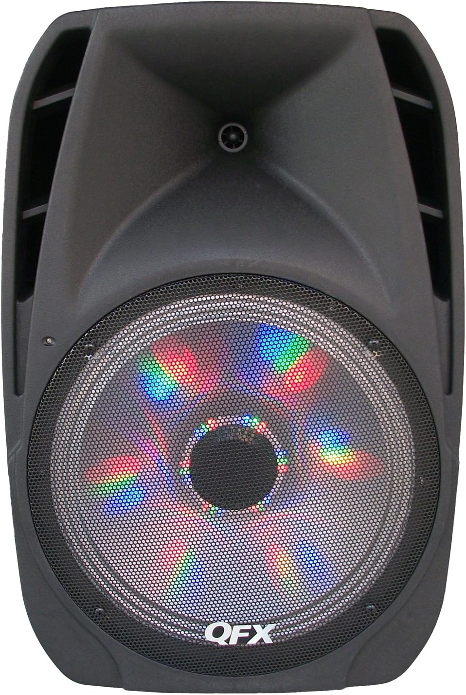 QFX SBX-61150BTL PA Speaker front view with LED woofer