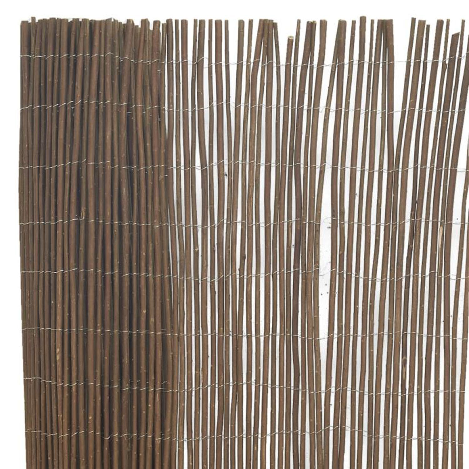 AUBRY GASPARD - Canisse en Osier Naturel - Brise Vue Jardin occultant - Livré en Rouleau avec Sac de Transport - Idéale pour Jardin et Terrasse - Résistant aux intempéries - 150x500 cm