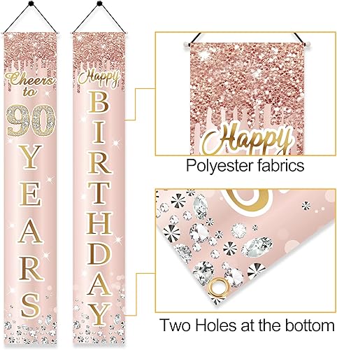 Vista 44 de Decoración de cumpleaños número 13 para niñas, cartel de feliz cumpleaños de 13 adolescentes, suministros para fiesta, telón de fondo de cumpleaños