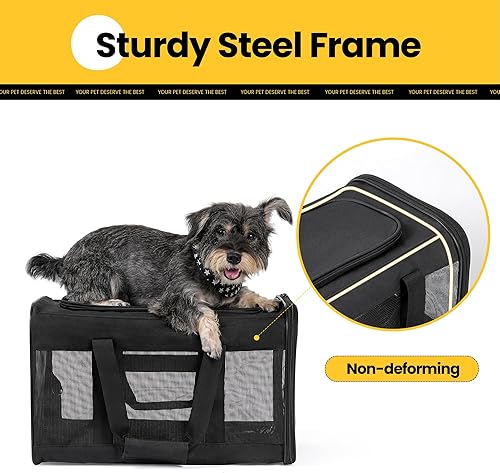 Cat Carrier Airline Approved — close-up of materials and construction quality