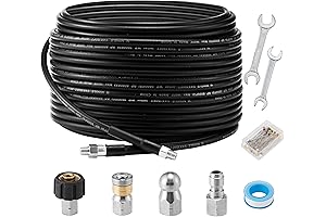 M MINGLE clog hog drain cleaner for Pressure Washer