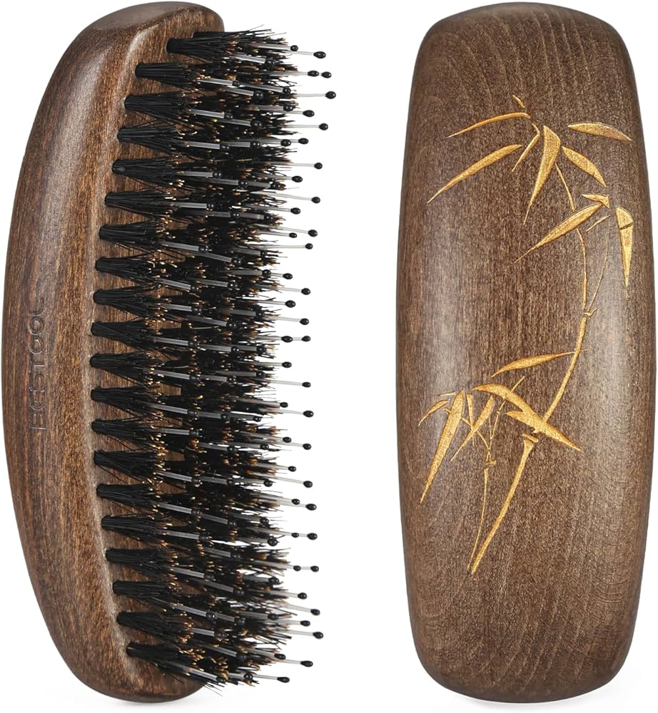 Amazon | BESTOOL ダメージレス設計 ヘアブラシ 豚毛 くし レディース