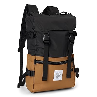 Topo Designs Rover Pack Classic Backpack Bags Khaki/Black 1, Nylon