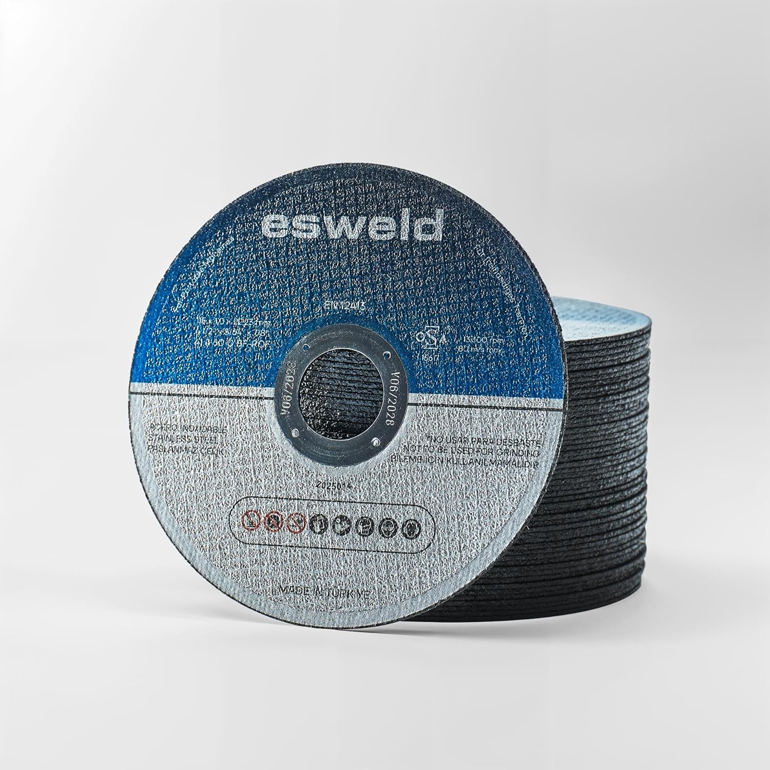 Cut Off Wheels 4 1/2 inch Thin Metal & Stainless Steel Cutting Wheel Professional Fast Angle Grinder Cutting Wheel, Cutting Discs with Aggressive Cutting (50)