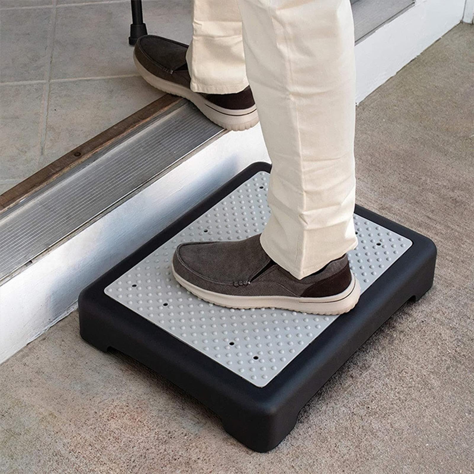 Taburete para adultos escalera taburete portátil con capacitad de carga de 181 kg ayuda de movilidad para el hogar al aire libre cocina baño interior