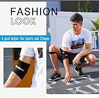 Vista 4 de Codera, soporte de codo de tenis ajustable, ideal para esguinces de codos, tendinitis, artritis, baloncesto, béisbol, codo de golfista que Negro