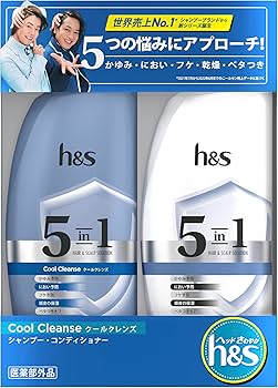 Amazon | h&s 5in1 シャンプー・コンディショナー セット 340g+340g