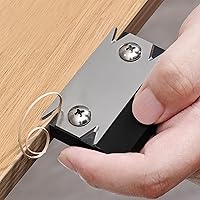 NECAMOCU 2025 Upgraded Edge Banding Trimmer - Stainless Steel Mini Cutter for Precise Woodworking Veneer, PVC, ABS Edges