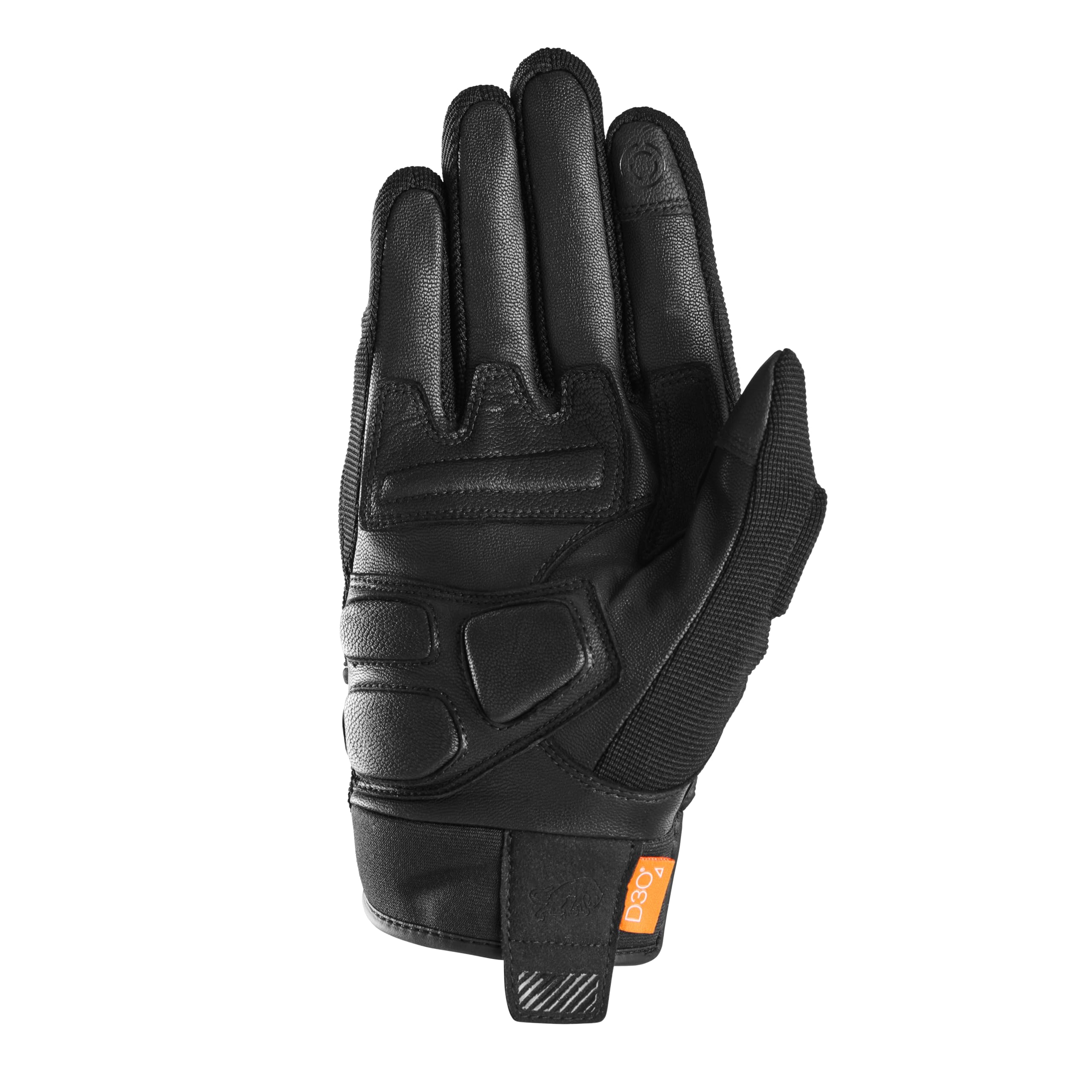 Furygan Jet Lady D3O EVO - Motorradhandschuhe für Damen - 100% Lederhandfläche - Touchscreen-Kompatibilität - Komfort - Sommerhandschuhe - atmungsaktiv & leicht, Schwarz