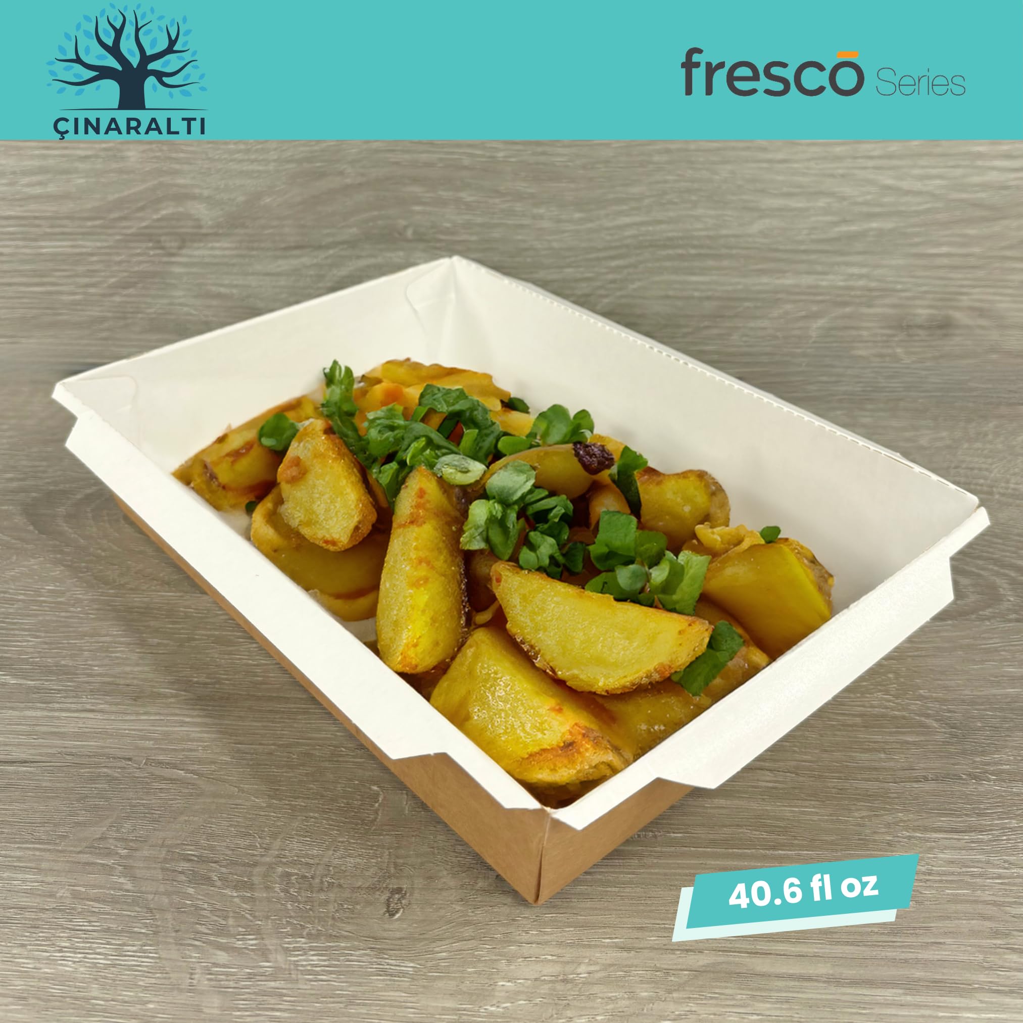 Royal Paper Products, Inc. - 45 oz. Black Folded Take-Out Box, Pack of 50