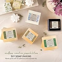 Vista 3 de Pifito Muestreador de base de jabón para derretir y verter (7 libras) │ Surtido de 7 bases (1 libra ea) │ Aceite de argán, aceite de aguacate