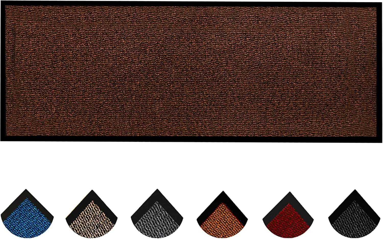 Homatz Door Mat Indoor & Outdoor Heavy Duty Floor Mat Non Slip Rubber