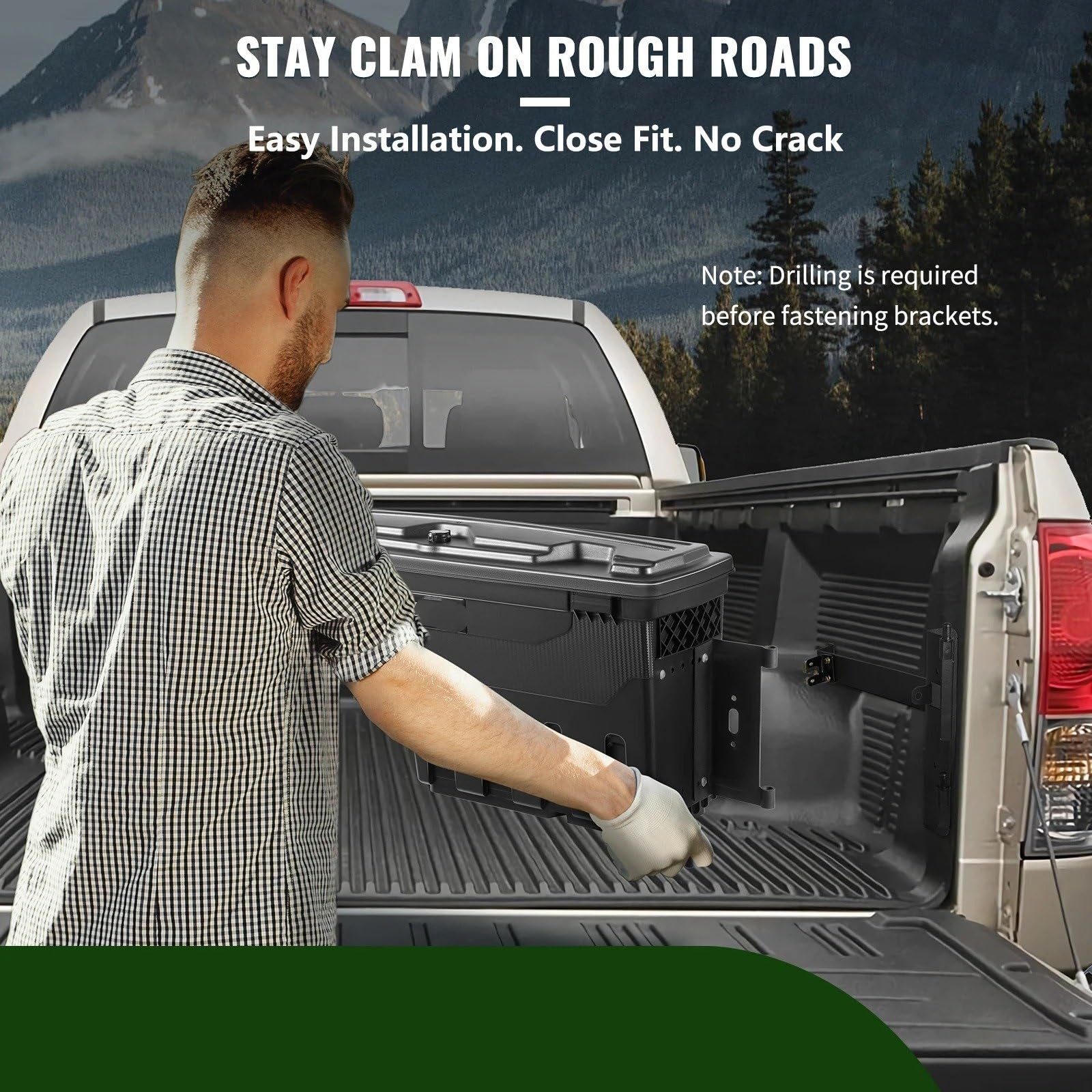 Osłona ładunkowa do Chevy dla Silverado 2019-2021 domek na koła z blokadą hasła skrzynka narzędziowa do samochodów ciężarowych skrzynka do przechowywania bagażnika