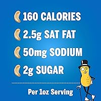 Vista 3 de Planters mitades y piezas de anacardos con sal marina pura