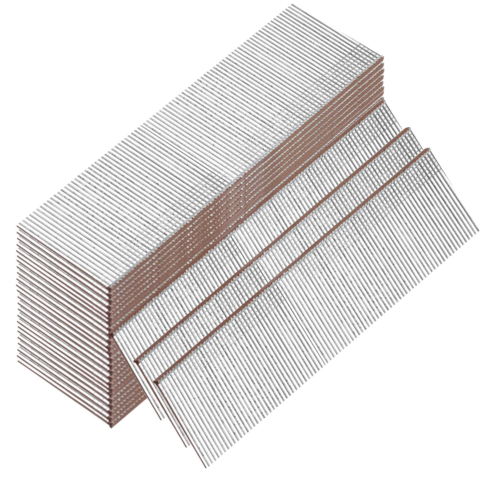 SITLDY 18 Gauge Galvanized Brad Nails, Brown T-head 1-1/4 Inch 2000-Pack, Small Finishing Nail Gun Nails for Pneumatic, Electric 18GA Brad Nailer Gun