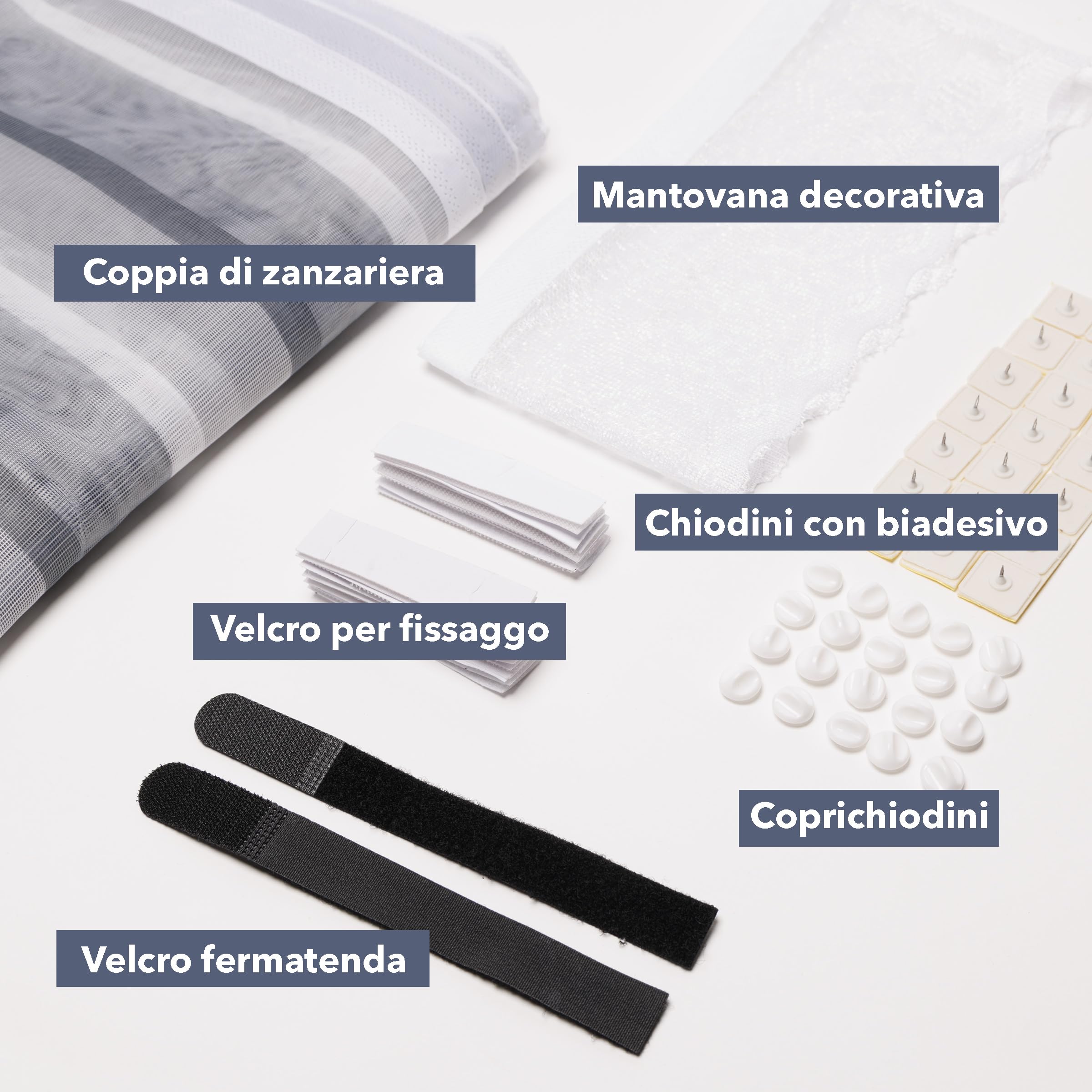 BricoShopping Zanzariera Magnetica Tenda Zanzariera REGOLABILE con MAGNETE CONTINUO calamita interna Per Balcone E Porta Finestra Fissaggio Rapido Su Balconi In Legno Alluminio (BiColor, 105x240 cm)