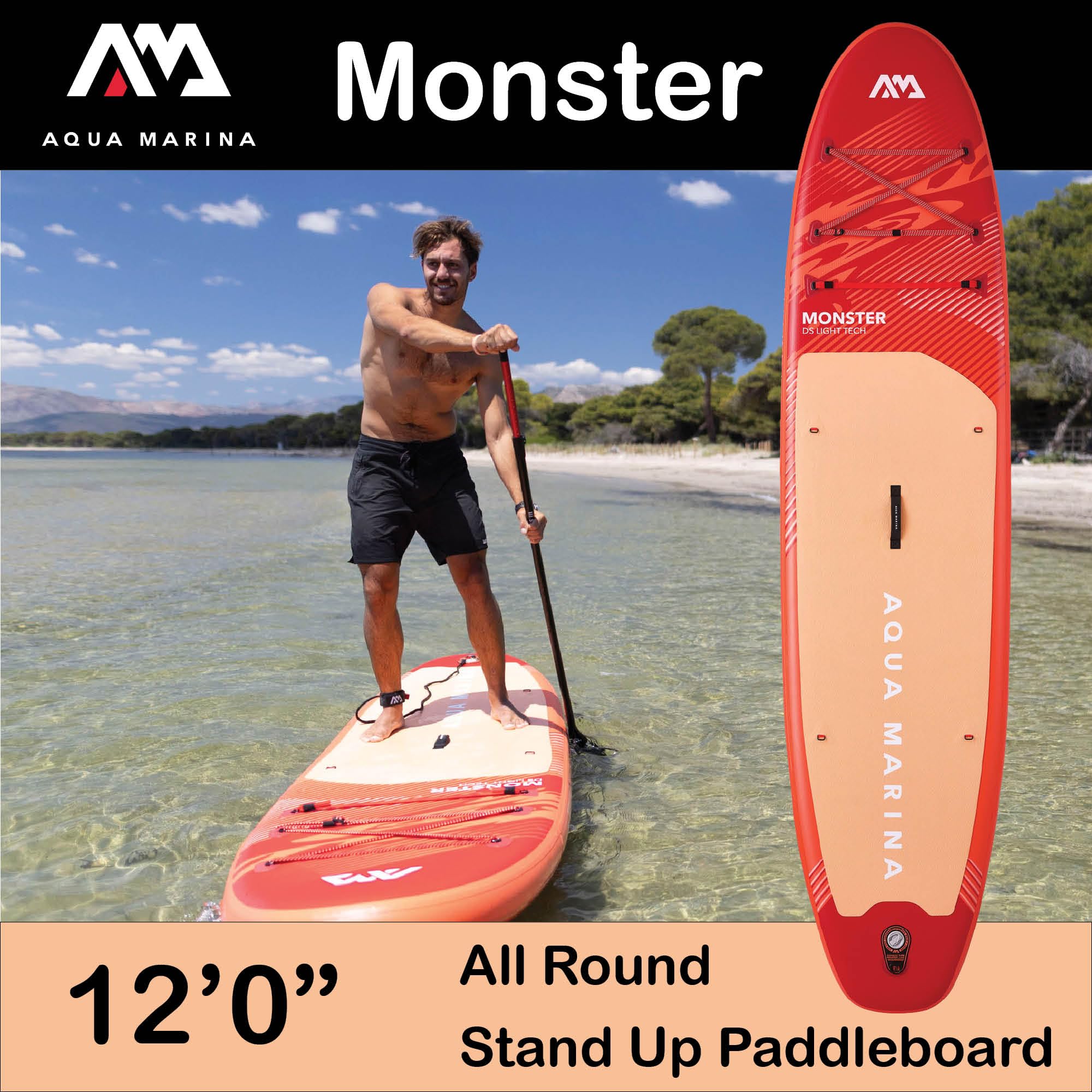 Aqua Marina Monster, stand up paddle gonfiabile, 3,5 m