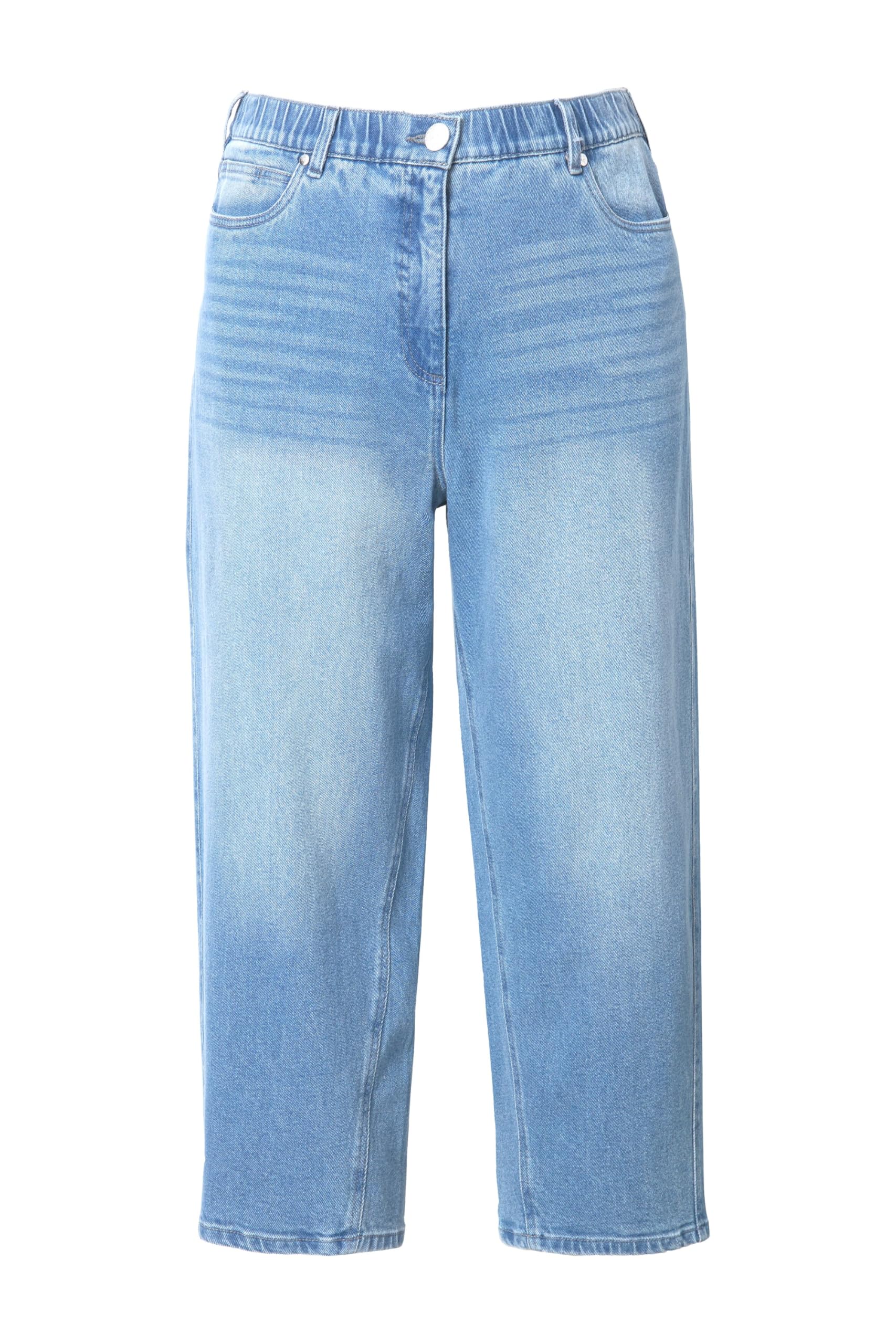 Ulla Popken Mom-jeans, Konisches Bein, Komfortbund Jean denim Femme