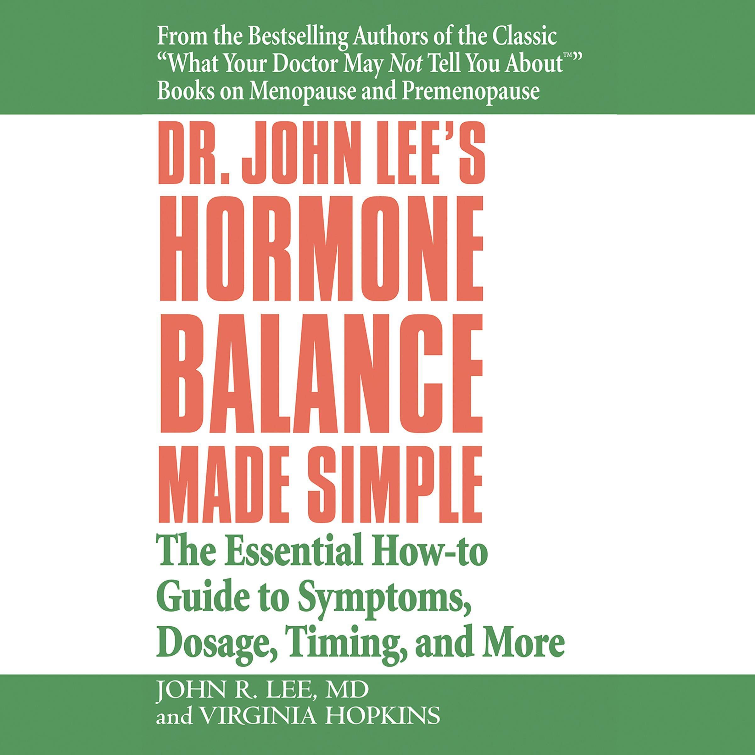 Dr. John Lee's Hormone Balance Made Simple