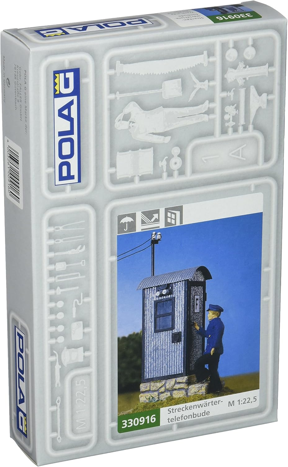 Pola 330916 Railway Telephone Shanty G Scale Building Kit