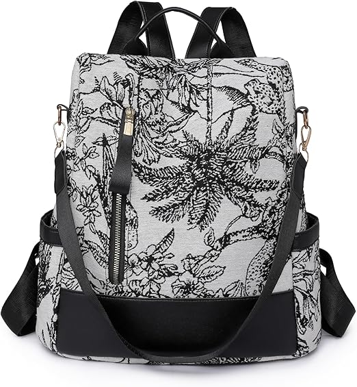 Zaino Donna Antifurto Volumoon - Impermeabile, Convertibile A Borsa A Spalla, Nylon Leggero - Foto 11