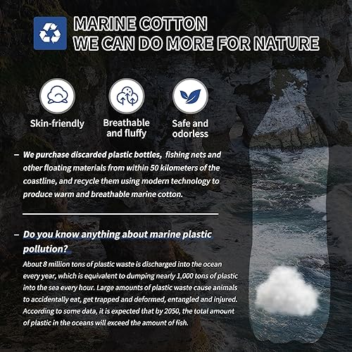 Miniatura 3 de Naturehike Saco de dormir de camping con material flotante marino, saco de dormir ligero para clima frío para adultos y niños, saco de dormir