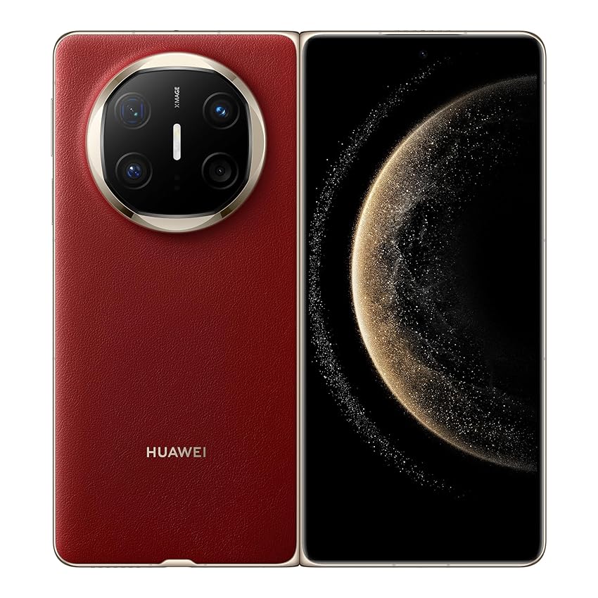 HUAWEI Mate X6, 12+512G, 12+512G, Smartphone Pieghevole Compatta, Ultrasottile e Resistente, Fotocamera Ultra Chroma, Vetro Kunlun di Seconda Generazione, Display X-True™, 5110 mAh, Nebula Red