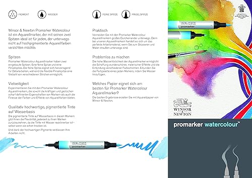 Miniatura 7 de Winsor & Newton ProMarker - Marcador de acuarela, rosa permanente