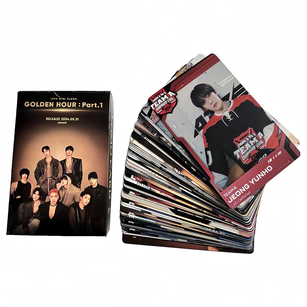 Amazon.co.jp: ATEEZ フォトカード ATEEZ GOLDEN HOUR 55枚: Part.1