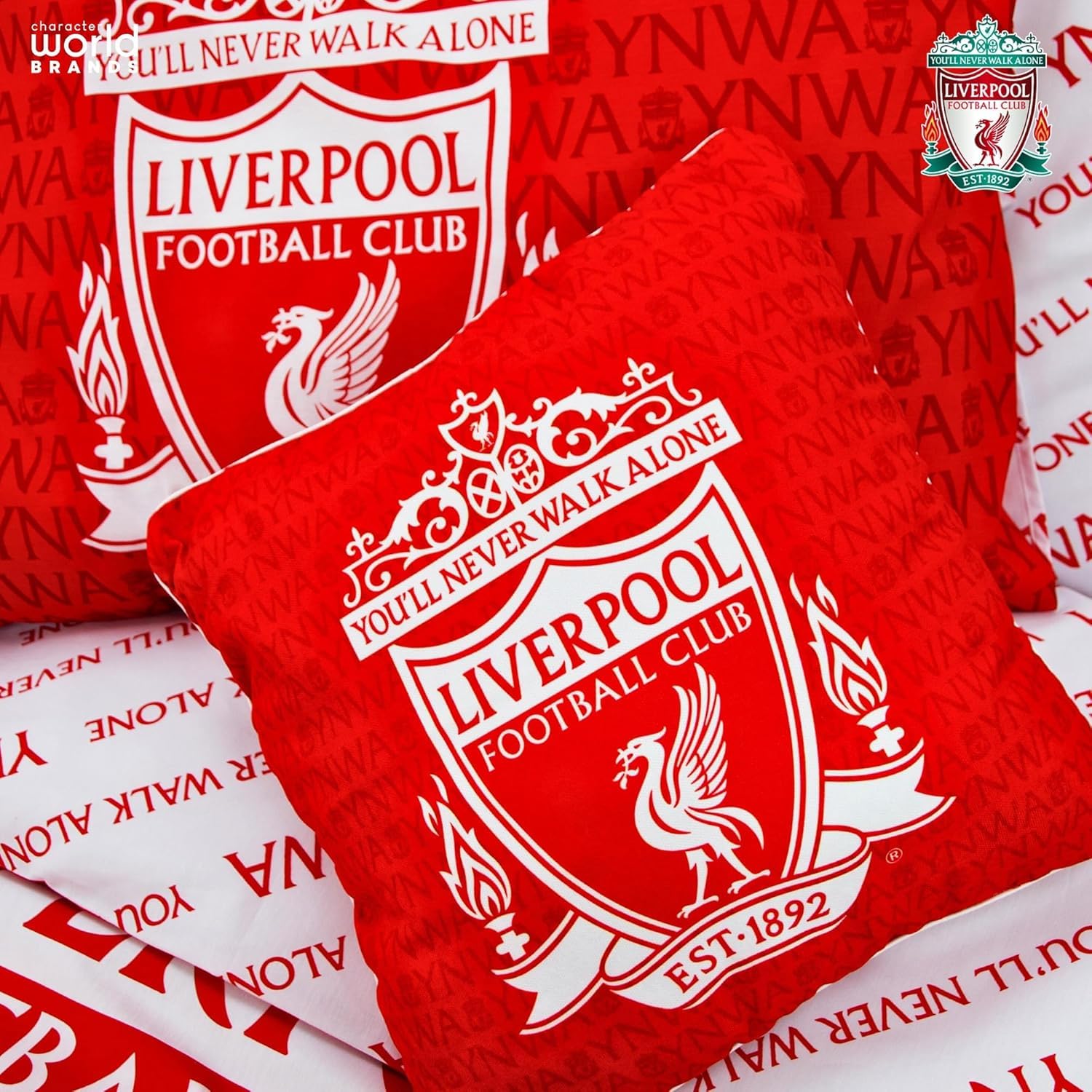 Amazon.com: Character World Liverpool FC Official Red Cushion