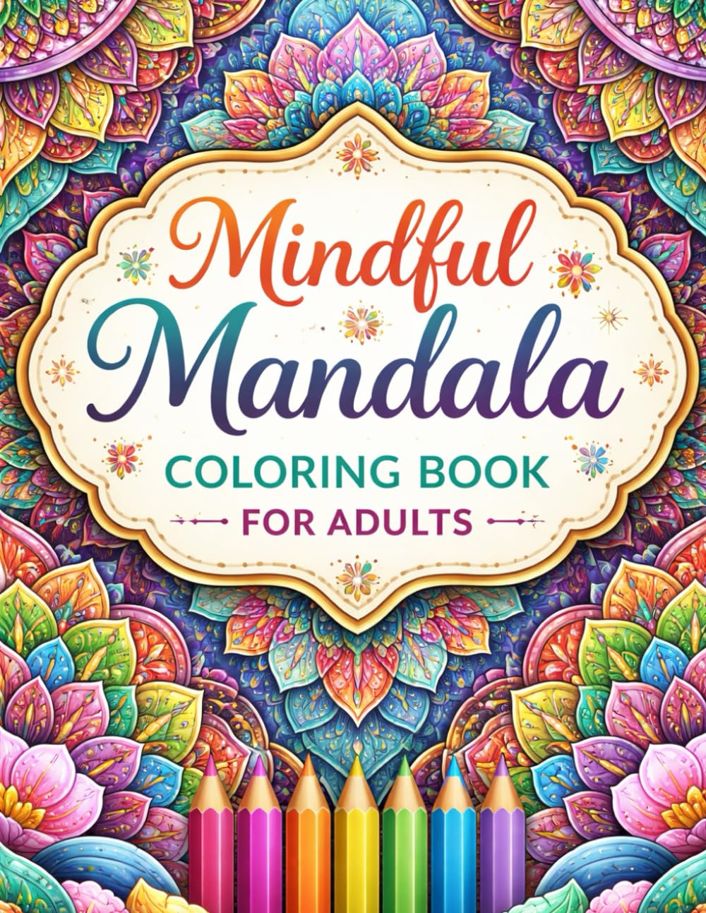 MINDFUL MANDALA COLORING BOOK FOR ADULTS