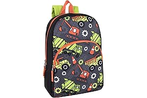 Boys Backpack with Adjustable, Padded Straps (15”)