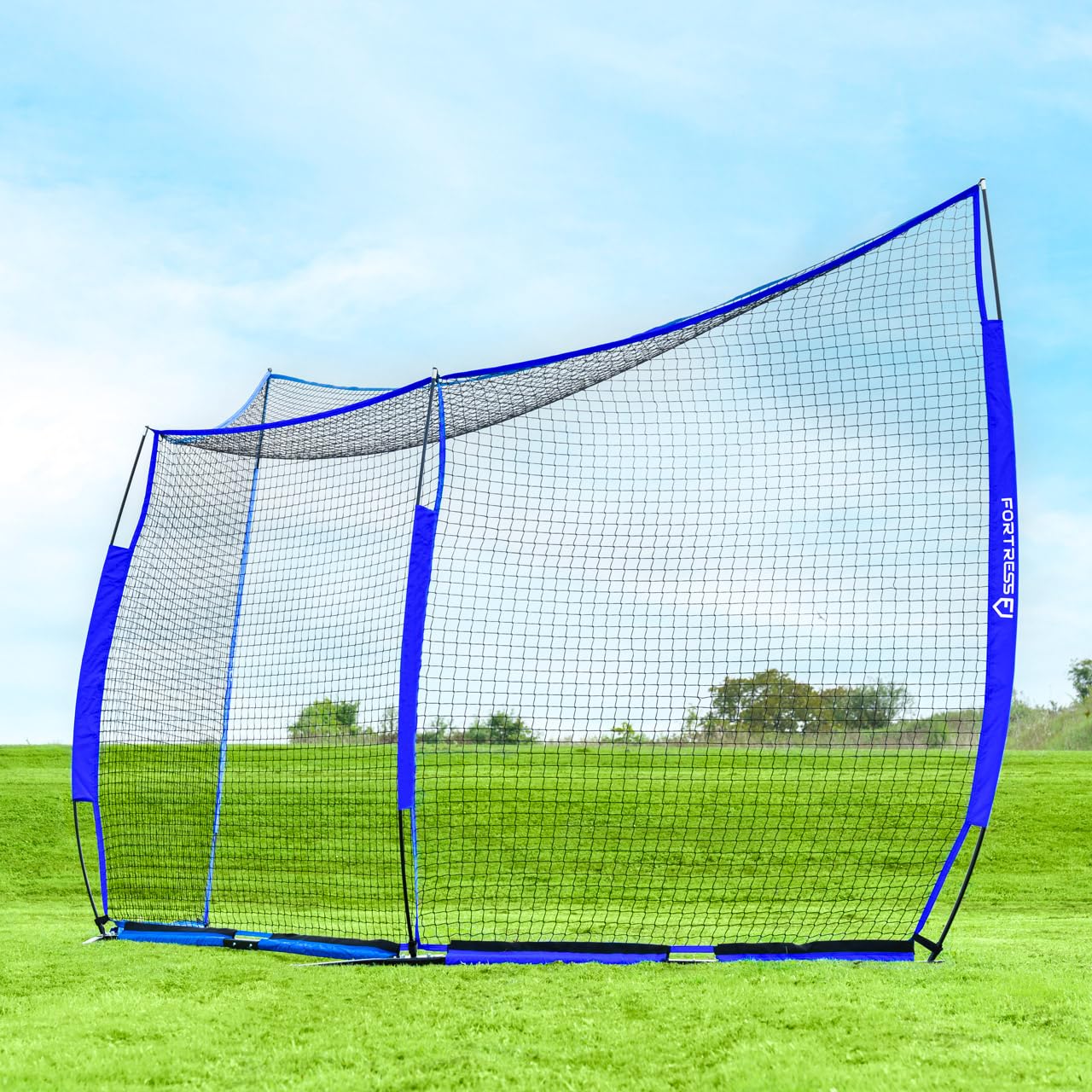 FORTRESS Proflex Baseball Backstop-Netz [5m x 2,7m] - Trainingsausrüstung