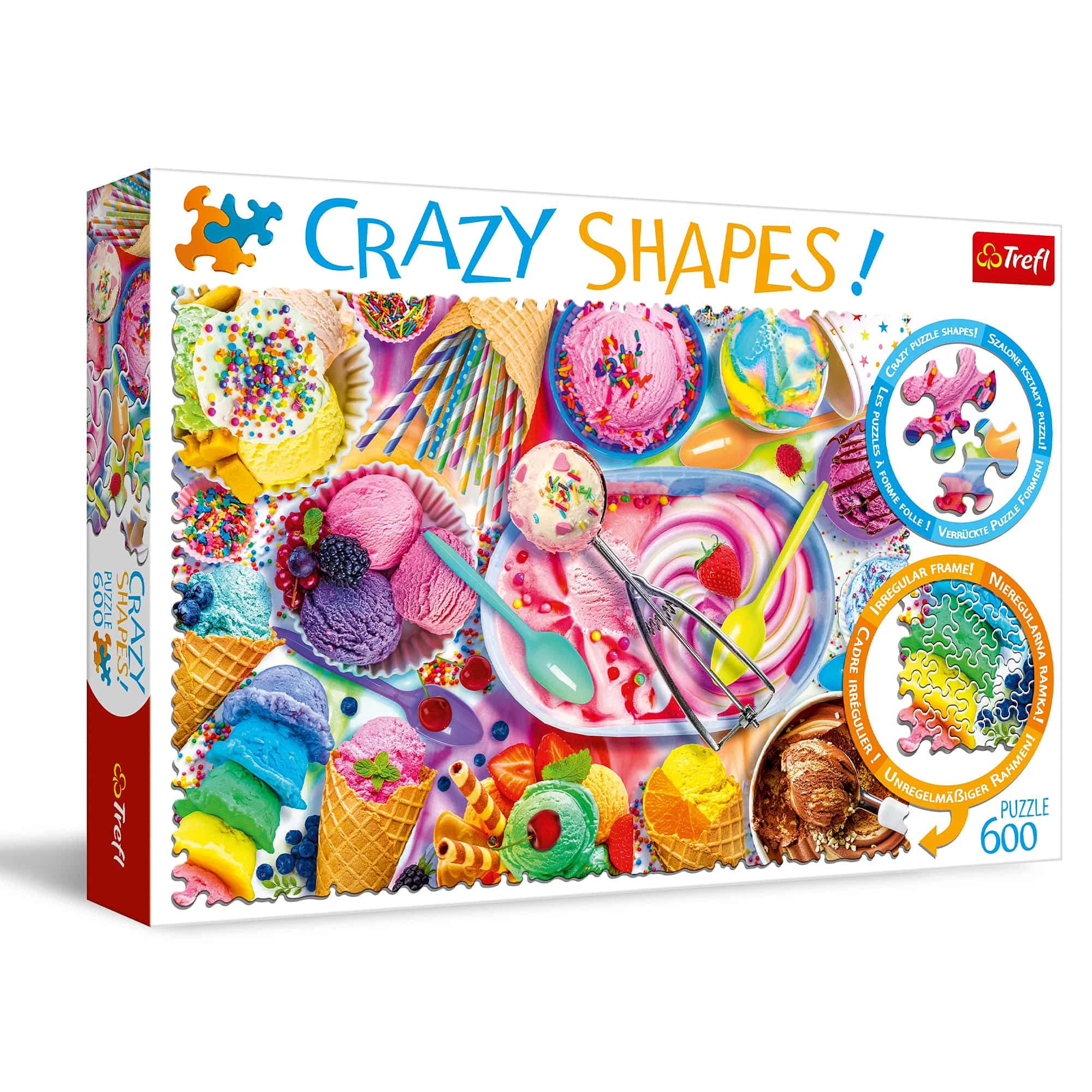 Trefl Słodkie Marzenie Puzzle 600 Elementów Crazy Shapes o