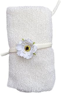 D&J DON&JUDY DJ&j Stretchy Wraps with Matched Headwear Set Newborn Photography Prop Photoshoot Accessories for 0-6Months Baby (White)