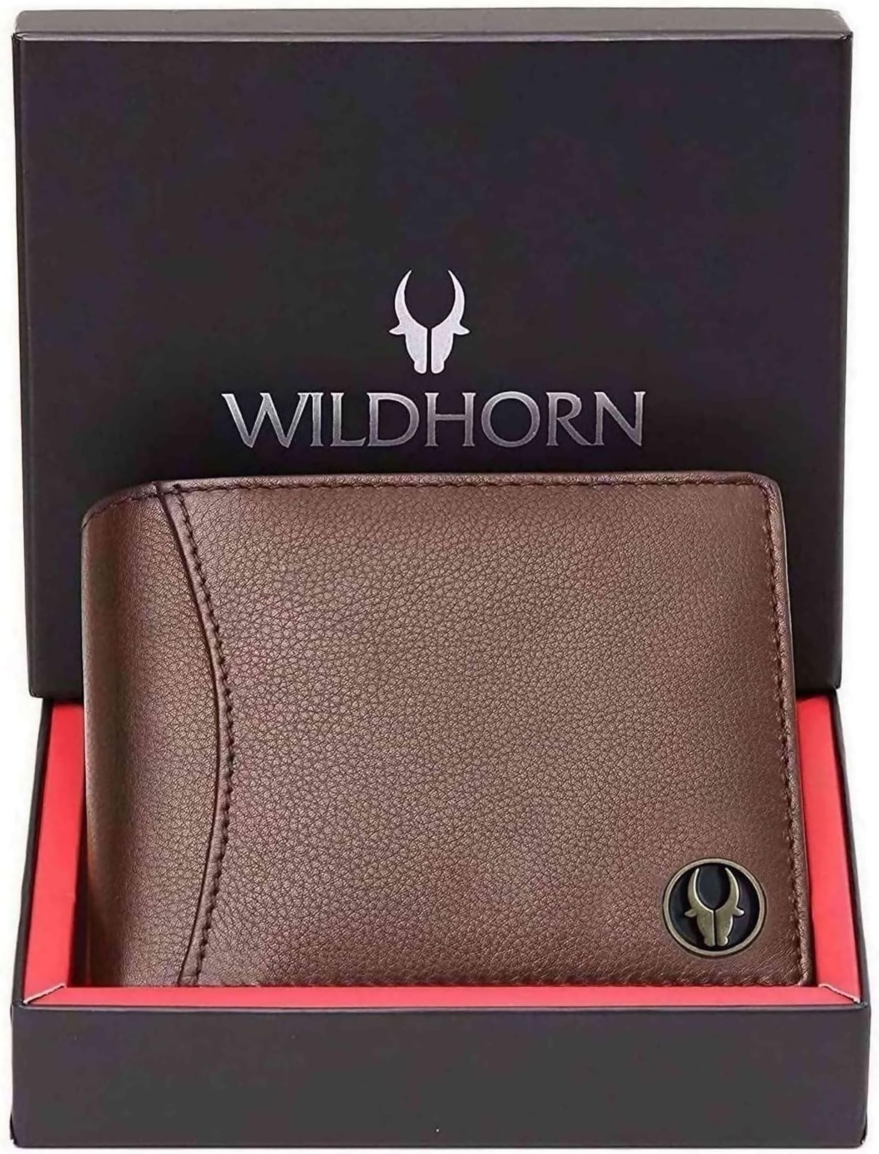 Rfid Protected Leather Wallet For Men, Brown