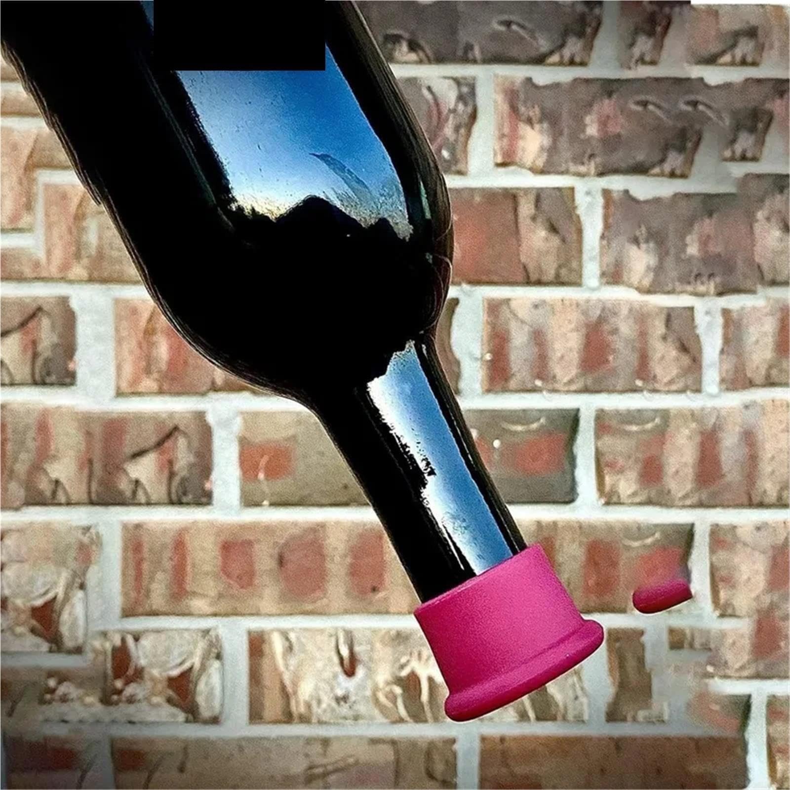 Tappi per bottiglie di vino, 100 pezzi, in silicone, flessibili