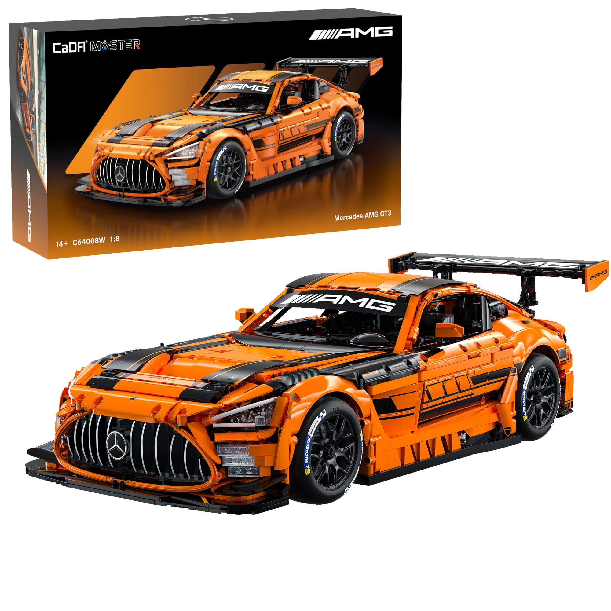 Amazon.co.jp: CaDA メルセデスAMG GT3レーシングカー - 5466ピース