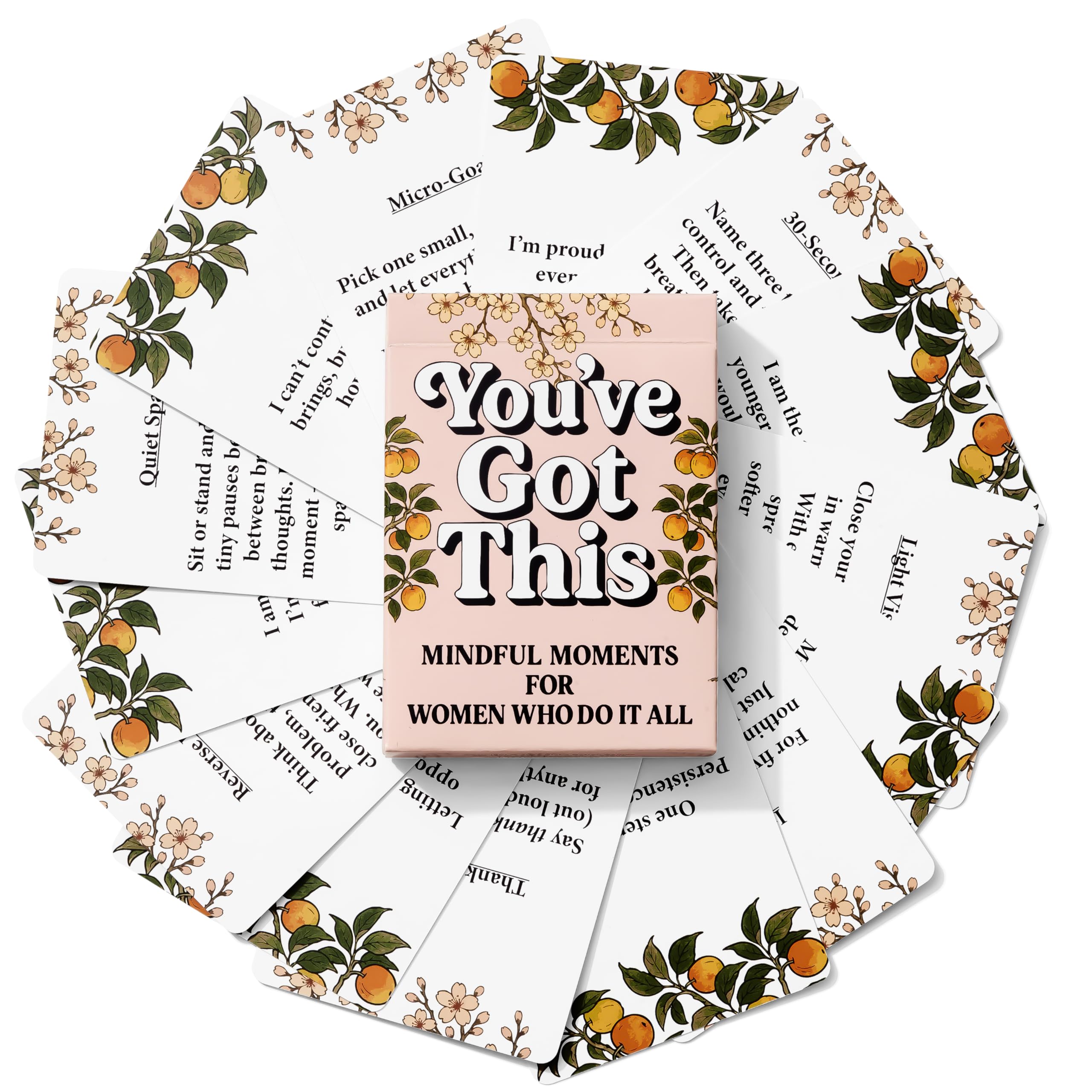 Positive Affirmations Cards For Women Who Do It All - Daily Affirmations & Mindfulness Exercises - Inspirational Gifts For Women - Positive Affirmations Cards & Stress Relief - 50 Prompts & Micro-Meditations