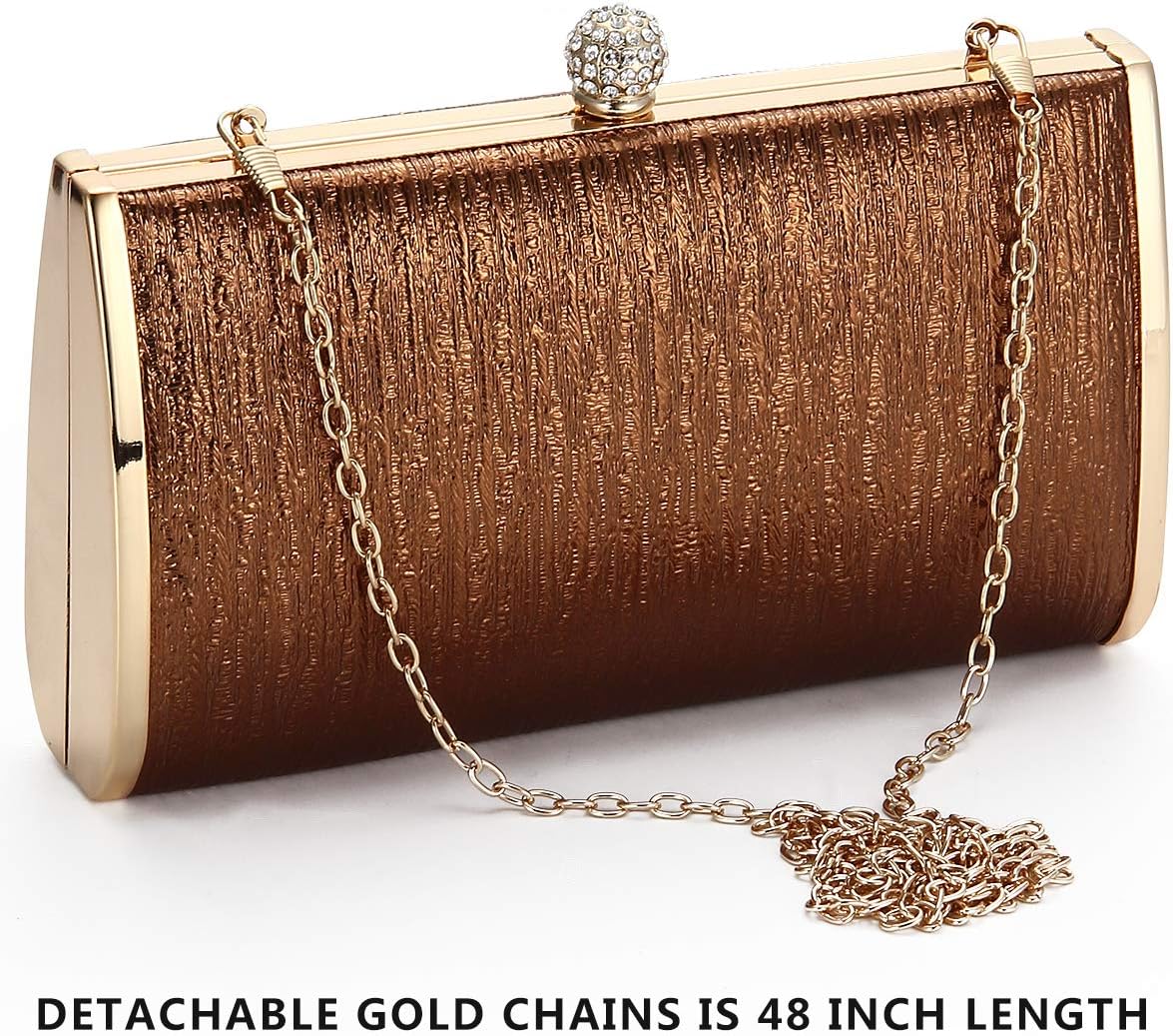 Women Evening Clutch Bags Metal Frame Evening Bag Night Purse Handbag Wedding Prom Party Cocktail Bridal Clutches - Image 7