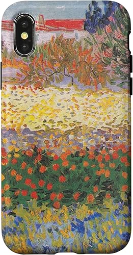 Miniatura 7 de iPhone 12 mini Vincent Van Gogh - Jardín con flores con camino - Of Arles Case