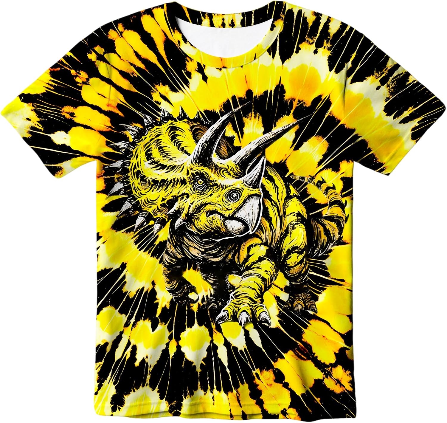Kids Tie Dye T-Shirt, Children Tie Dye Short Sleeve Tee Shirt for Kids
