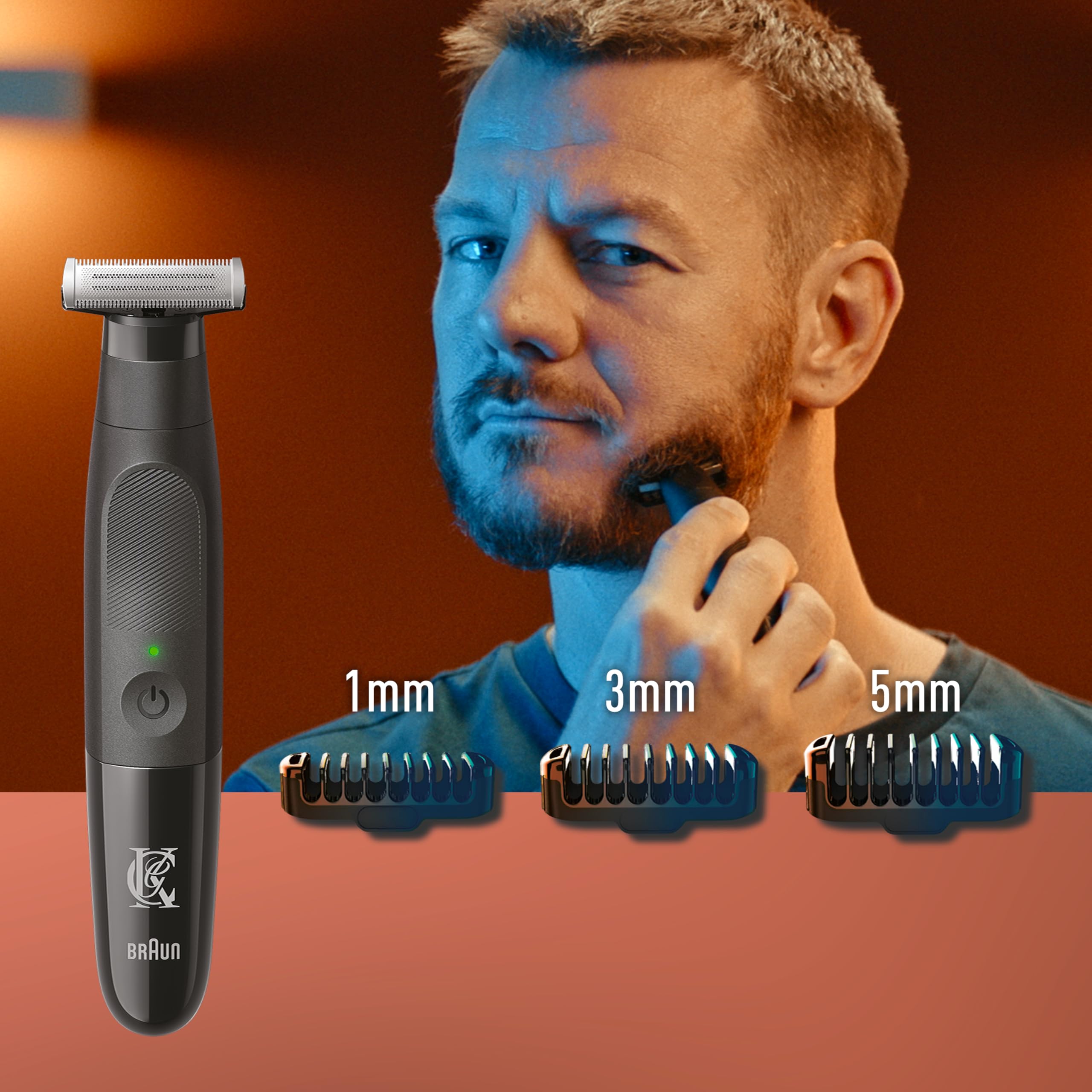 King C. Gillette Style Master, Regolabarba Uomo Senza Fili Per Regolare, Rifinire E Radere La Barba Incolta Con Lama 4D E Crema Idratante Barba E Viso Con Complesso Di Vitamina B3 E B5 100 ml