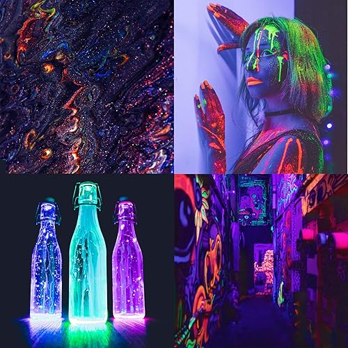 Miniatura 7 de Barra de luz LED negra, 10 W, 1 pie, USB, portátil, T5, tubo de luz negra UV que brilla en la oscuridad para pintura corporal, decoración de