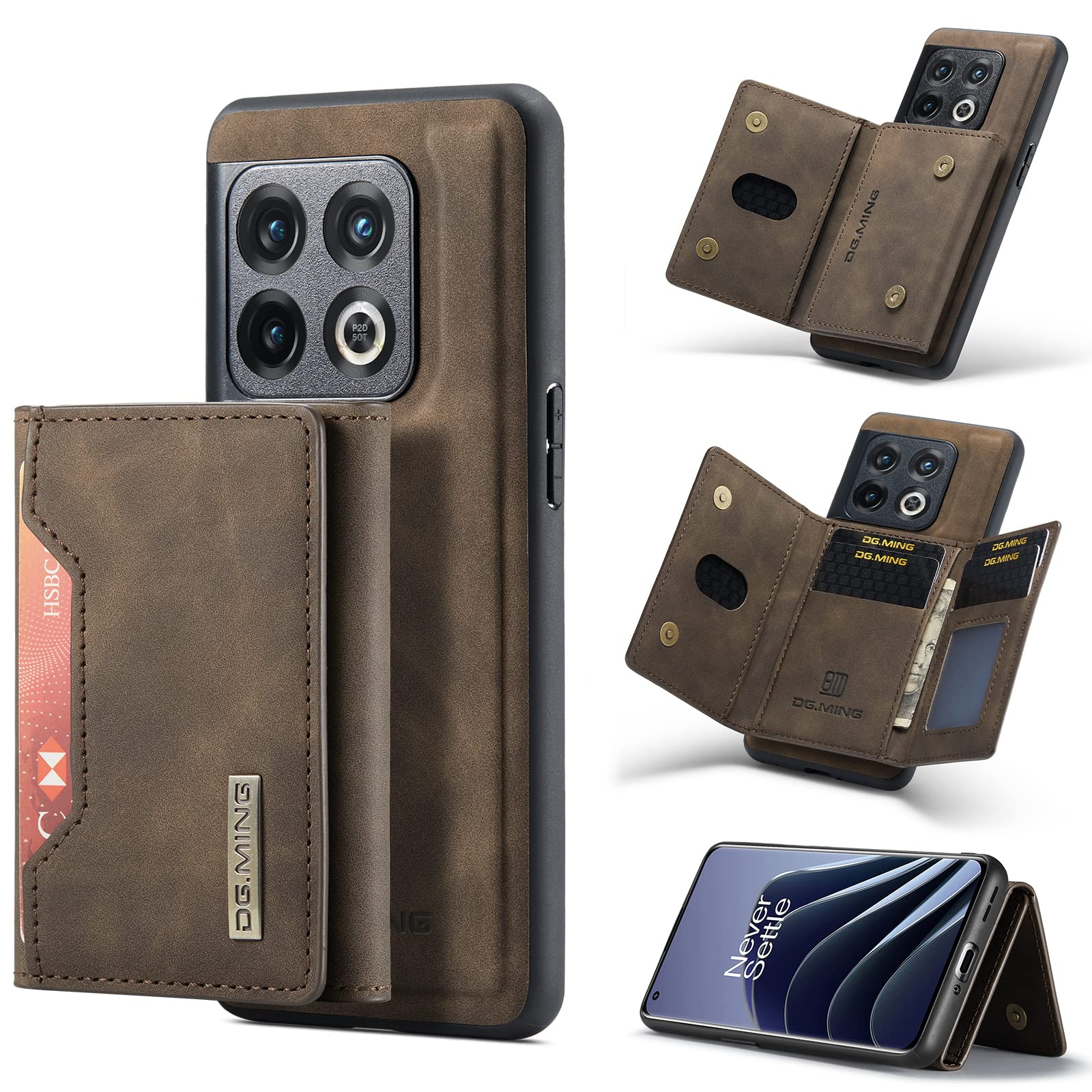 Amazon.com: ZORSOME for Oneplus 10 Pro Wallet Case, 2 in 1