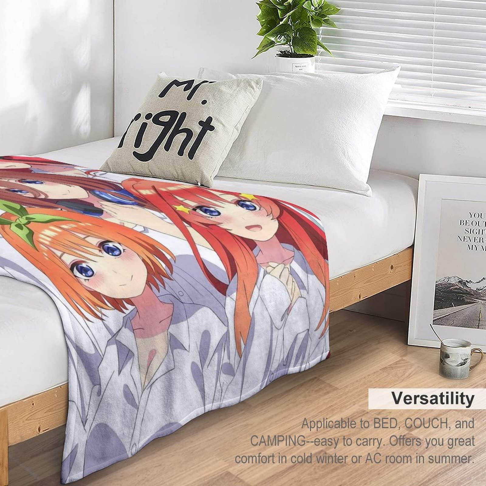 Amazon｜五等分の花嫁 (4) 毛布 シングル ブランケット 春夏秋冬用